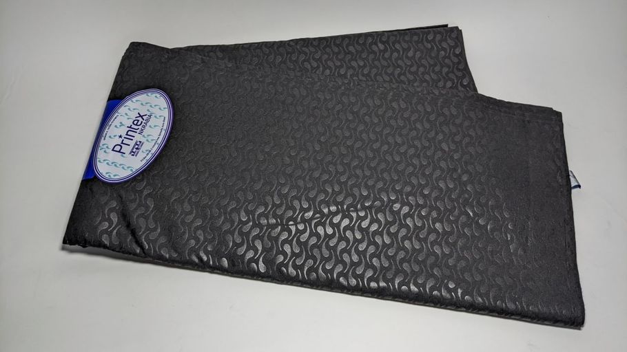 PRINTEX ALL BLACK NKRABIA FABRIC 12 YARDS '04962