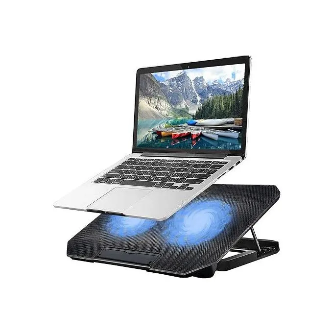 Laptop Stand With Cooling Fan Low Noise Adjustable Height 386668