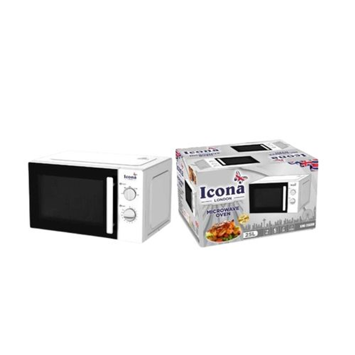 ICONA LONDON DIGITAL MICROWAVE - 076166-001