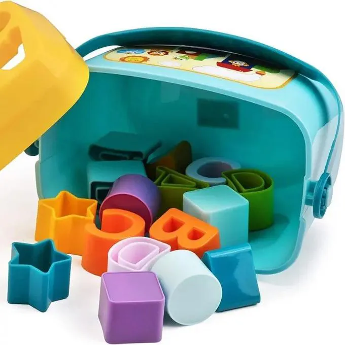 Colorful Alphabet & Shape Sorting Toy – Educational Learning Box for Kids     SKU - T228188