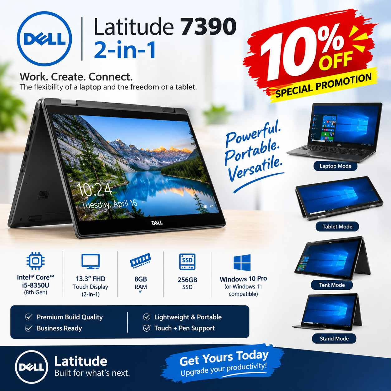 Dell Latitude 7390 2 in 1